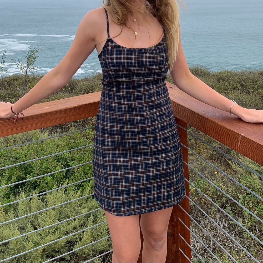 Brandy Melville Plaid Mini Dress